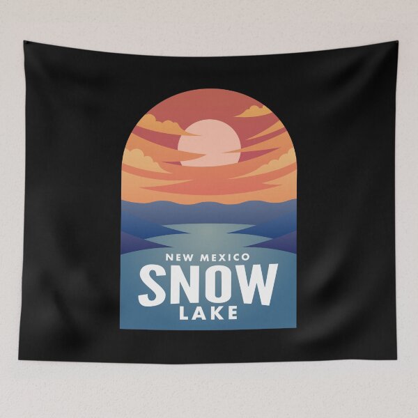 Item preview, Snow Lake NM Retro Sunset designed and sold by HalpinDesign.