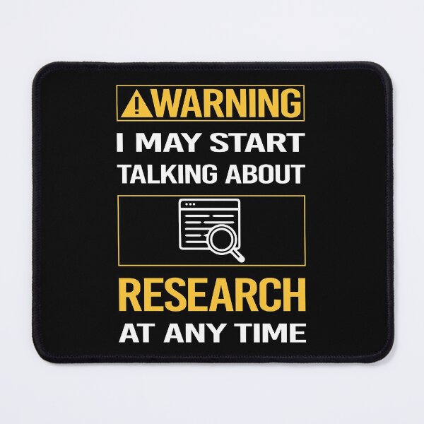 Item preview, Funny Warning Research Researcher designed and sold by FulviaContreras.