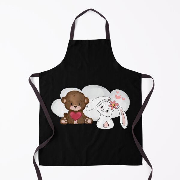 Item preview, Brown Bear And Bunny Rabbit In Love 1 3D designed and sold by OliDesigns.