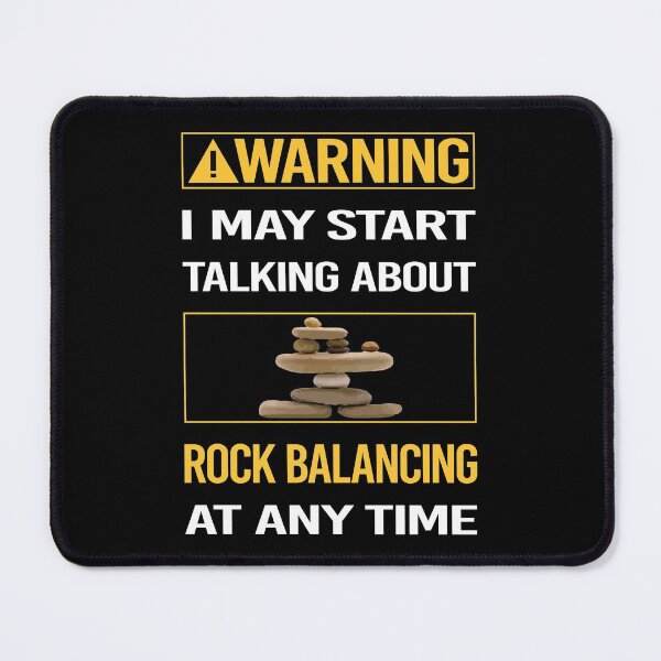 Item preview, Funny Warning Rock Balancing Stone Stones Rocks Stacking designed and sold by FulviaContreras.