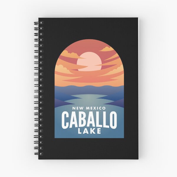 Artikelvorschau, Caballo Lake NM Retro Sunset entworfen und verkauft von HalpinDesign.