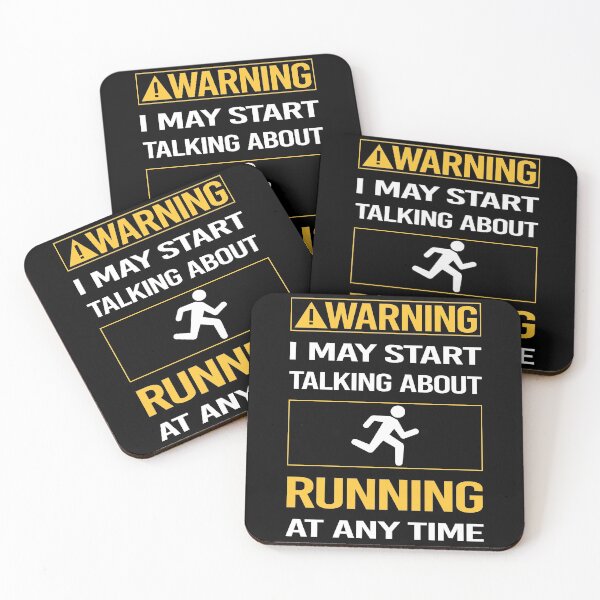 Item preview, Funny Warning Running Run Runner designed and sold by FulviaContreras.