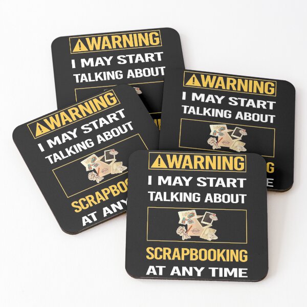 Artikelvorschau, Lustige Warnung Scrapbooking Scrapbook Scrapbooker entworfen und verkauft von FulviaContreras.