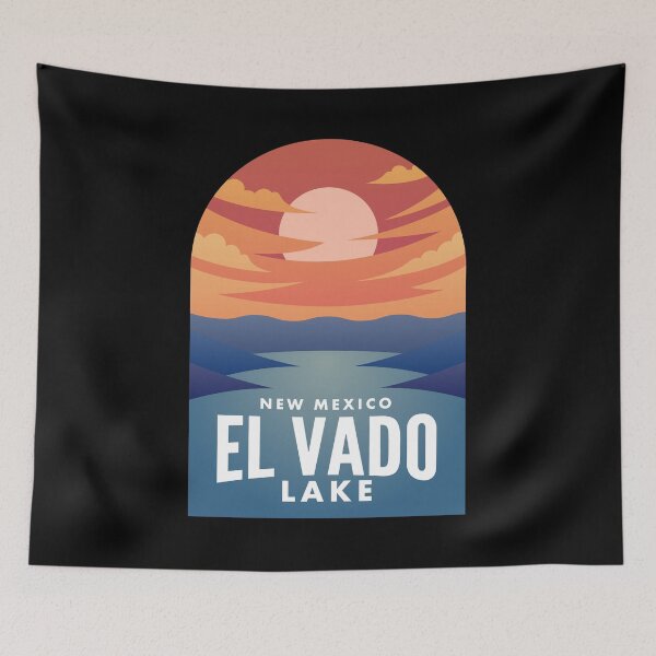 Item preview, El Vado Lake NM Retro Sunset designed and sold by HalpinDesign.