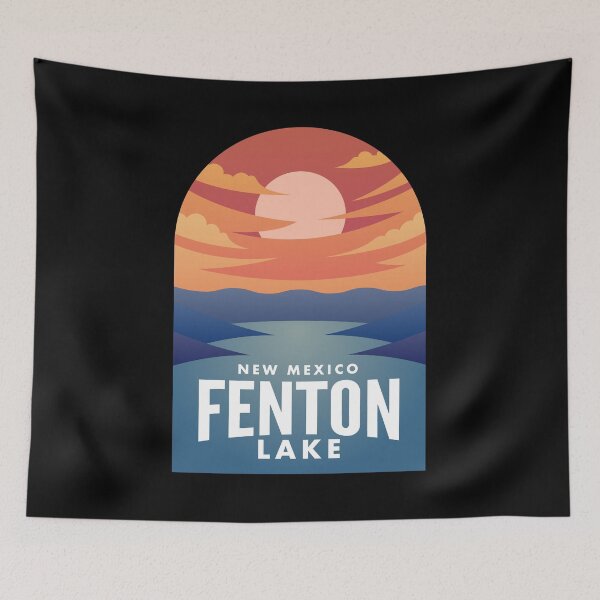 Item preview, Fenton Lake NM Retro Sunset designed and sold by HalpinDesign.