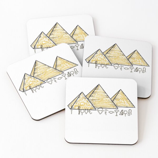 Item preview, " I Love Grayson " In Hieroglyphics / Egyptian Hieroglyphics And Pyramids / Valentines Day New Year Birthday And Christmas Gift For Your Lover designed and sold by Man Of Pixels.