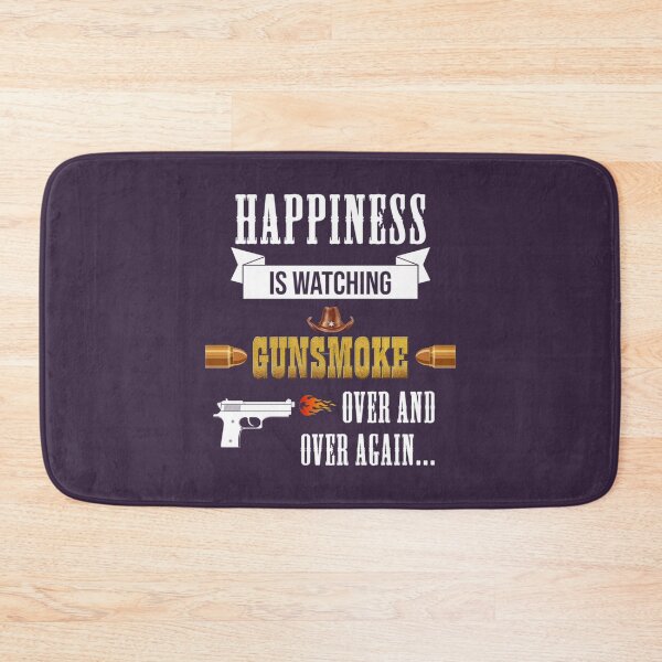 Item preview, Happiness is watching gunsmoke over and over again..   designed and sold by winoartdesign.
