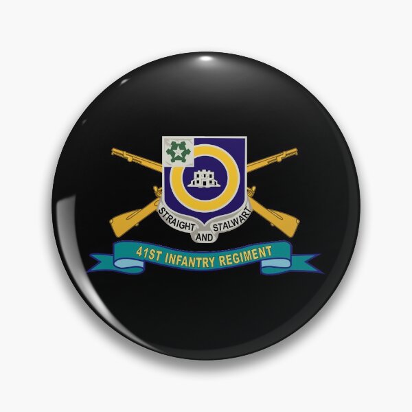 Item preview, Army - 41st Infantry Regiment w Br - Ribbon X 300 designed and sold by Military Insignia Products.