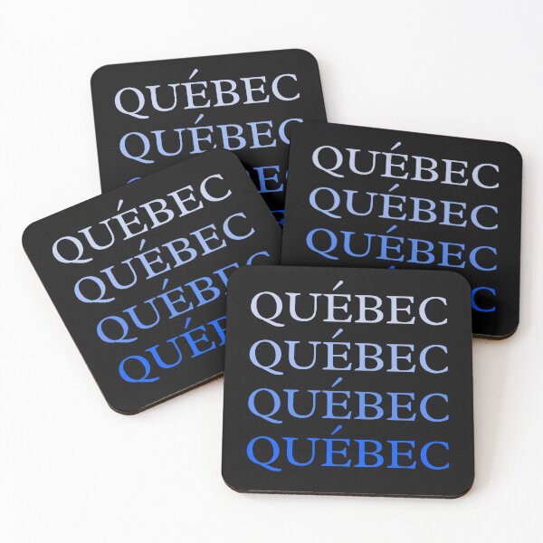 Item preview, 4 x Québec in blue - Quebec designed and sold by No.1 Canada Designs.