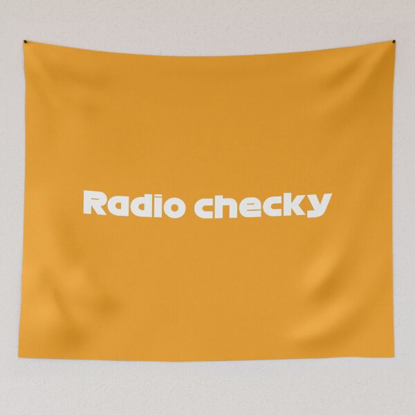 Item preview, "Radio Checky" - RIC. Radio Voice Abu Dhabi GP (Orange BG) designed and sold by FilipeFerreira.