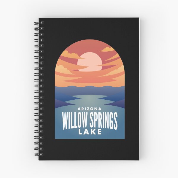 Item preview, Willow Springs Lake AZ Retro Sunset designed and sold by HalpinDesign.