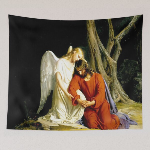 Item preview, Carl Heinrich Bloch's Christ at Gethsemane I designed and sold by mosfunky.