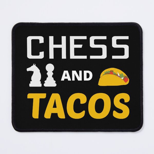 Item preview, Chess and Tacos Lovers Player Board games designed and sold by TastefulTees.