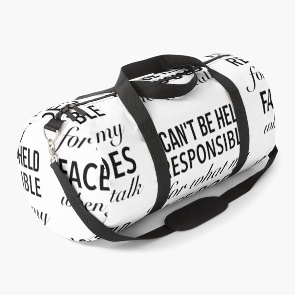 Item preview, I Can't Be Held Responsible For What My Face Does When You Talk - Sarcastic Quotes designed and sold by Delandor.
