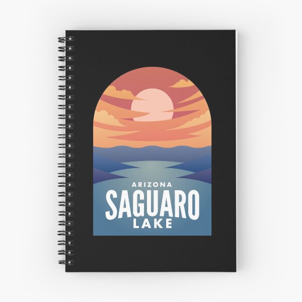 Item preview, Saguaro Lake AZ Retro Sunset designed and sold by HalpinDesign.