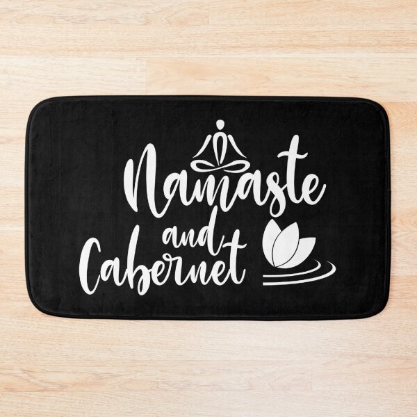 Item preview, Namaste and Cabernet, funny, yoga, wine, namaste, cabernet, meditation																 designed and sold by plussorn.