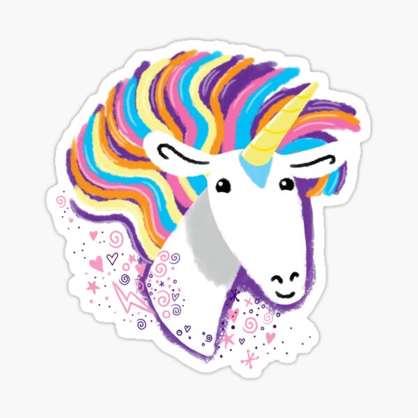 completely love this unicorn Sticker