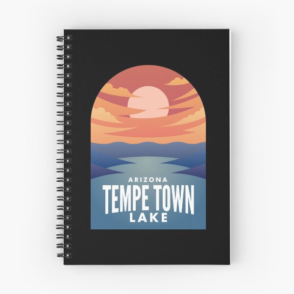 Item preview, Tempe Town Lake AZ Retro Sunset designed and sold by HalpinDesign.