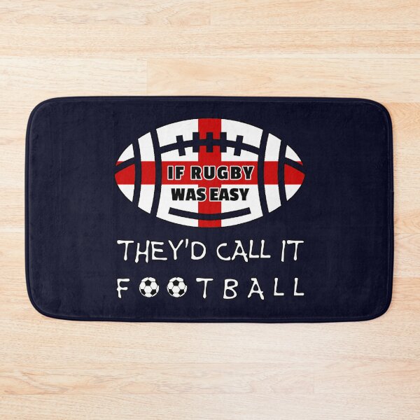 Item preview, If rugby was easy they'd call it football (England, English) balls designed and sold by SolidEarthArt.