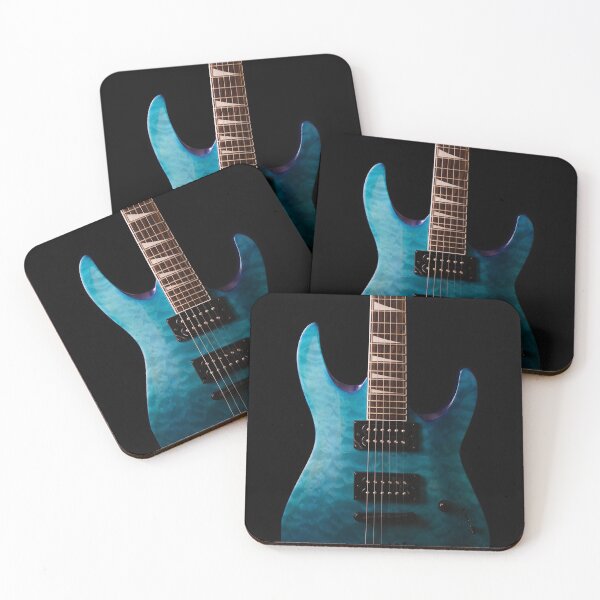 Item preview, Blue Electric Guitar designed and sold by Lisa Thomas.