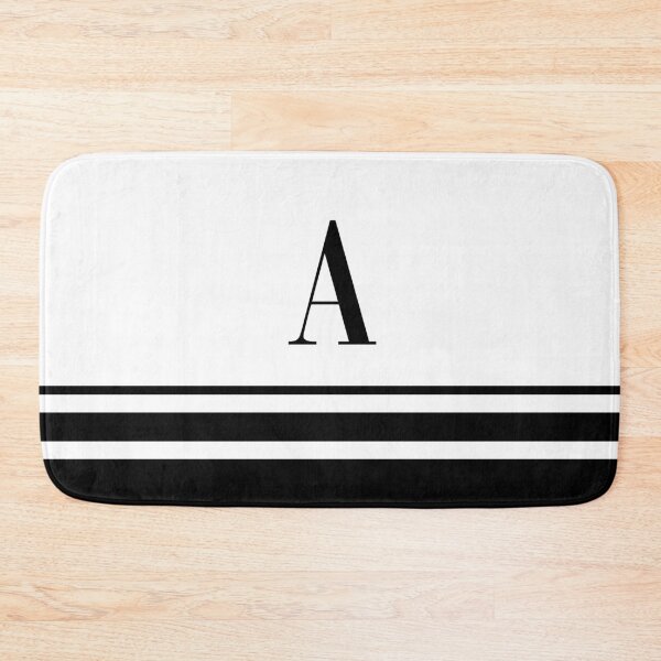 Item preview, Black Stripes Initial Letter A designed and sold by TimelessChic.