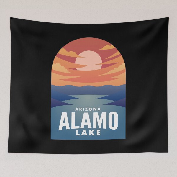 Item preview, Alamo Lake AZ Retro Sunset designed and sold by HalpinDesign.