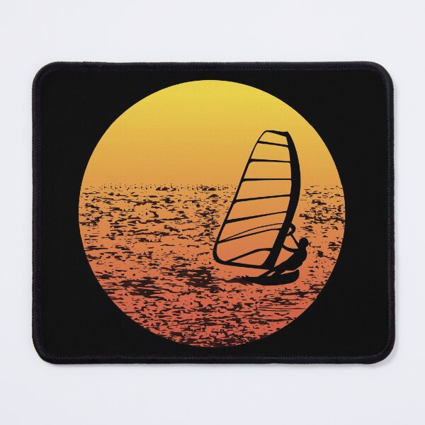 Item preview, Retro Sunset Windsurfing designed and sold by TastefulTees.