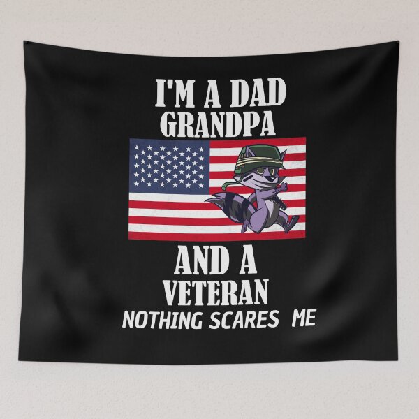 Item preview, Im A Dad Grandpa And A Veteran Nothing designed and sold by Club7Studios.
