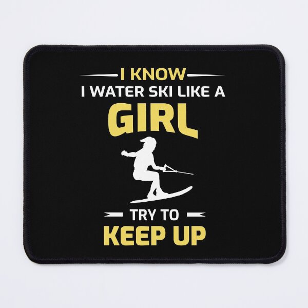 Item preview, Water Skiing girl Ski Sports Lover Gift designed and sold by TastefulTees.