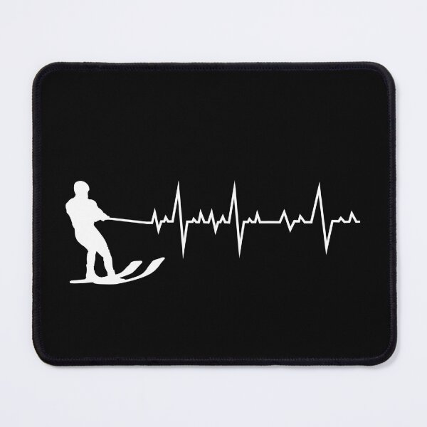 Item preview, Water Skiing Heartbeat Ski Sports Lover Gift designed and sold by TastefulTees.