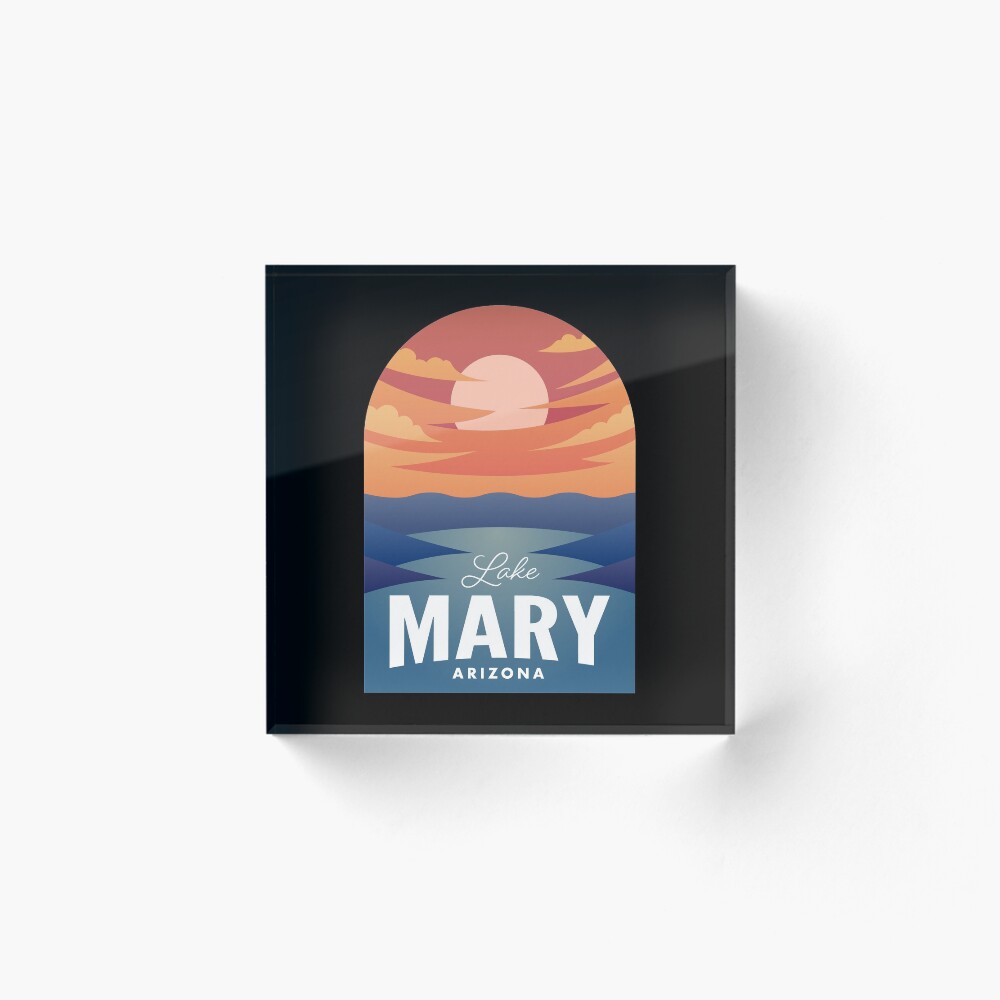 Vista previa del artículo con la obra «Bloque acrílico», diseñado y vendido por HalpinDesign.