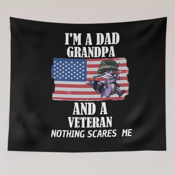 Item preview, Im A Dad Grandpa And A Veteran Nothing designed and sold by Club7Studios.