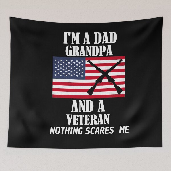 Item preview, Im A Dad Grandpa And A Veteran Nothing designed and sold by Club7Studios.