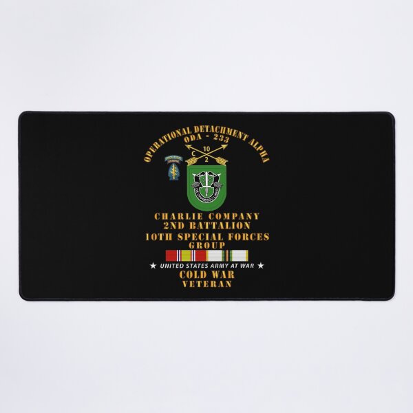 Item preview, Army - ODA 233 - C Co, 2nd Bn 10th SFG w COLD SVC X 300 designed and sold by Military Insignia Products.