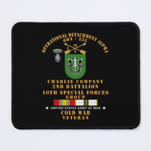 Item preview, Army - ODA 235 - C Co, 2nd Bn 10th SFG w COLD SVC designed and sold by Military Insignia Products.