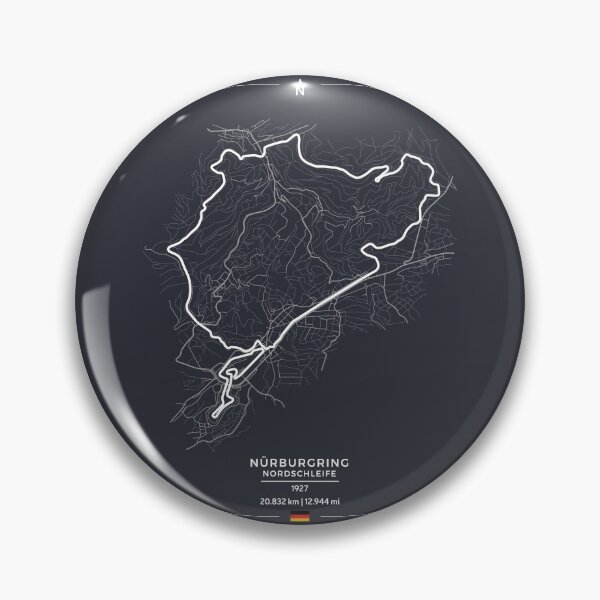 Artikelvorschau, Nurburgring Nordschleife Map entworfen und verkauft von KaroCars.