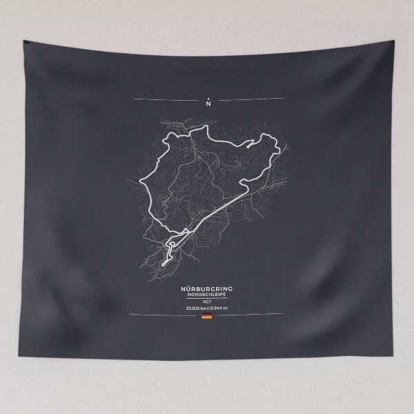 Item preview, Nurburgring Nordschleife Map designed and sold by KaroCars.