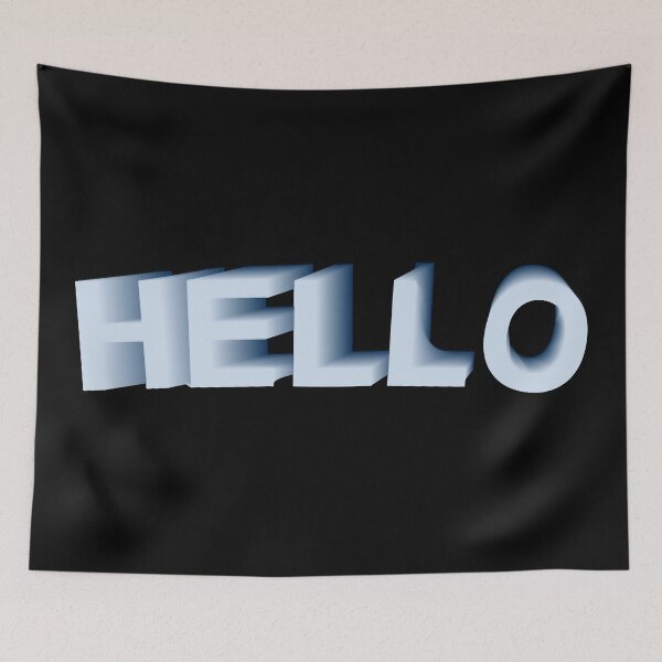 Item preview, HELLO 3D designed and sold by stuartsemporium.