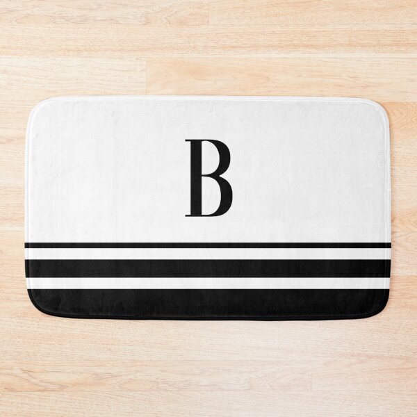 Item preview, Black Stripes Initial Letter B designed and sold by TimelessChic.