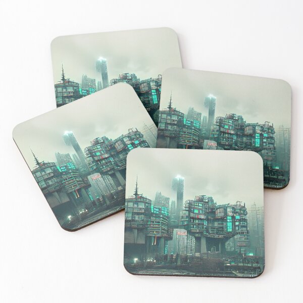 Item preview, Dystopian Architecture in Cyberpunk Style designed and sold by Arkneer.