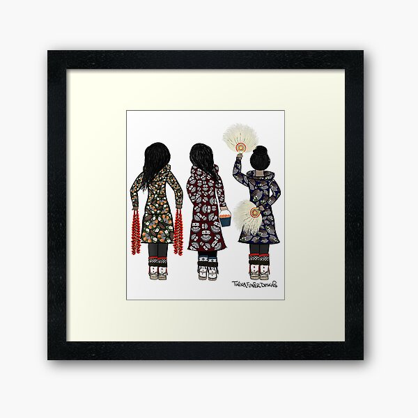 The Three Sisters Framed Art Print