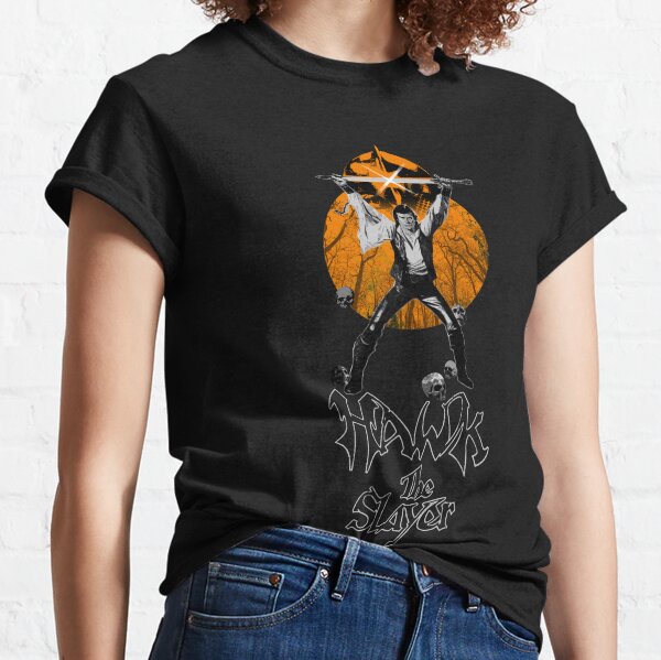 Hawk The Slayer (orange background) Classic T-Shirt