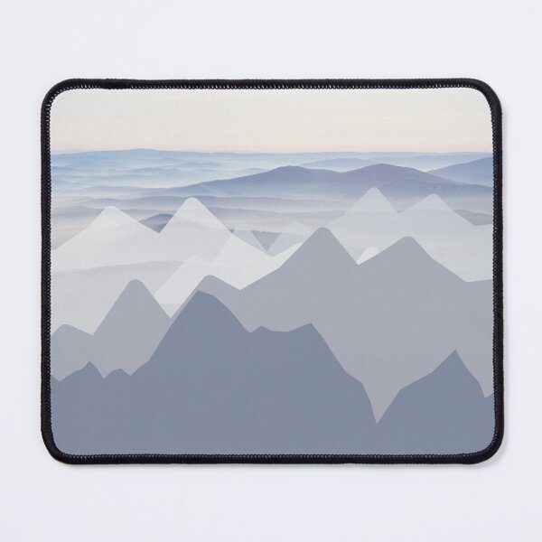 Item preview, Blue Mountains Abstract Minimalist Art Landscape designed and sold by Vimbuy.