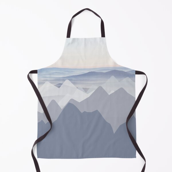 Item preview, Blue Mountains Abstract Minimalist Art Landscape designed and sold by Vimbuy.