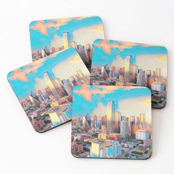 Item preview, Dallas Skyline Texas designed and sold by Sofia-Draws.