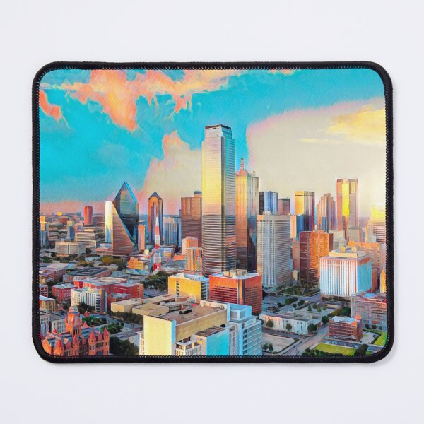 Item preview, Dallas Skyline Texas designed and sold by Sofia-Draws.