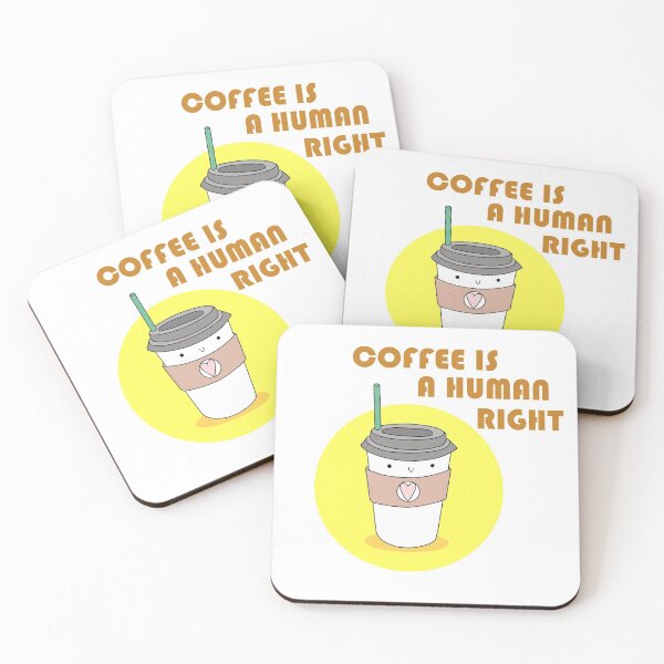 Item preview, Coffee is a human right designed and sold by ElipseArt.