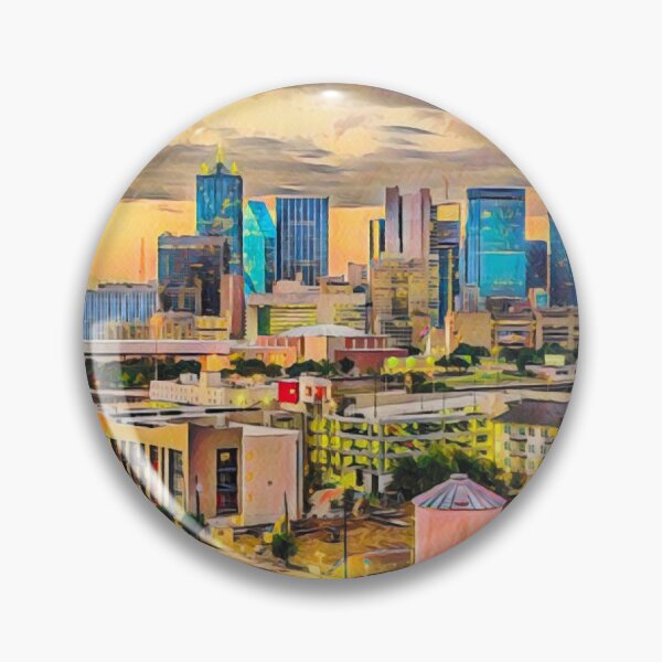 Item preview, Dallas Cityscape Texas designed and sold by Sofia-Draws.