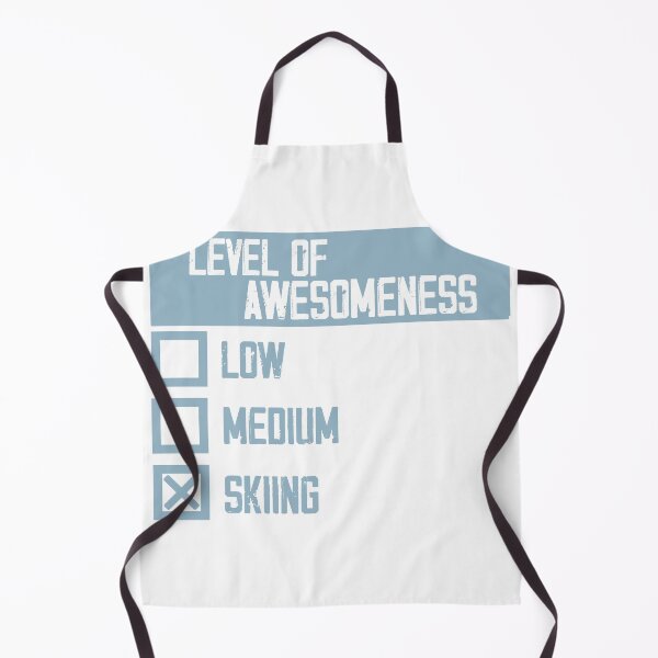 Item preview, Level of Awesomeness Low Medium Skiing designed and sold by ErmessThiings.