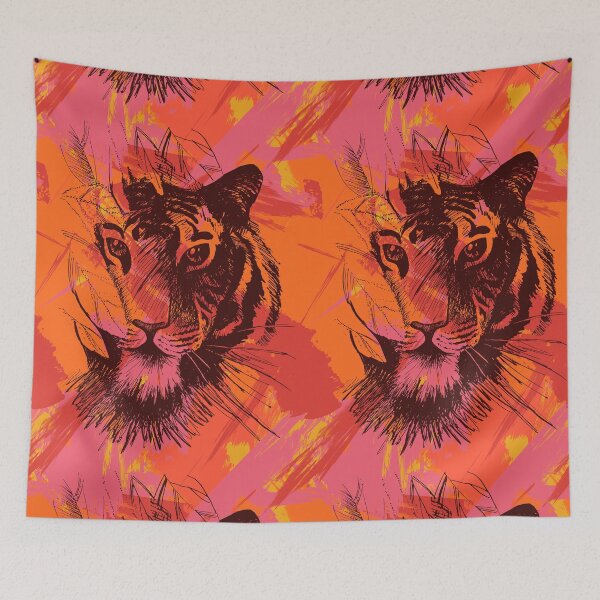 Item preview, tiger portrait designed and sold by Hartics.